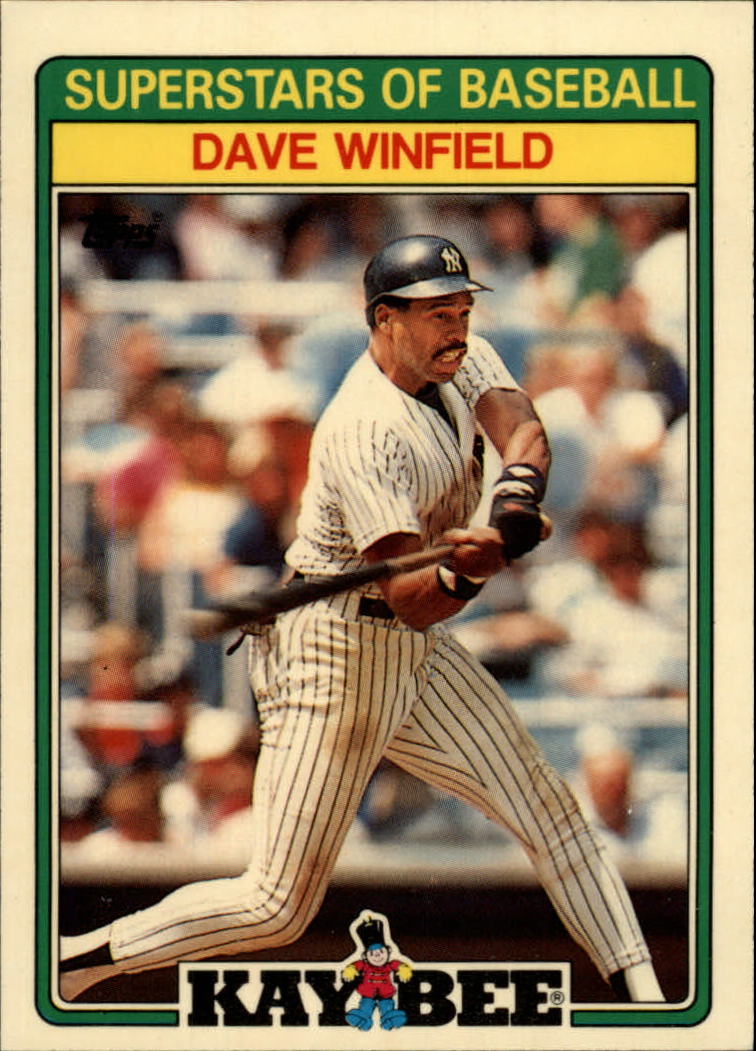 1988 Kay-Bee Baseball Cards    033      Dave Winfield